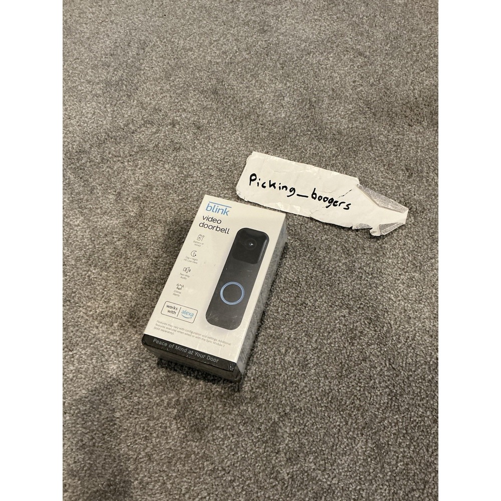 New Blink Video Doorbell TwoWay‎ Audio HD Video Motion & Chime Wireless/Wired